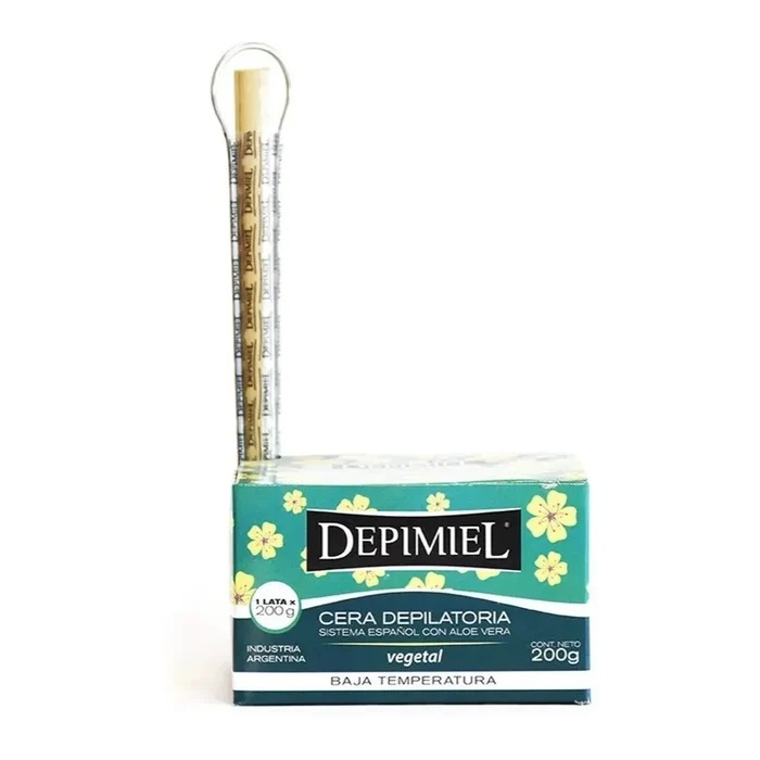 CERA DEPILADORA DEPIMIEL EQUIPO  VEGETAL  X 200GRS